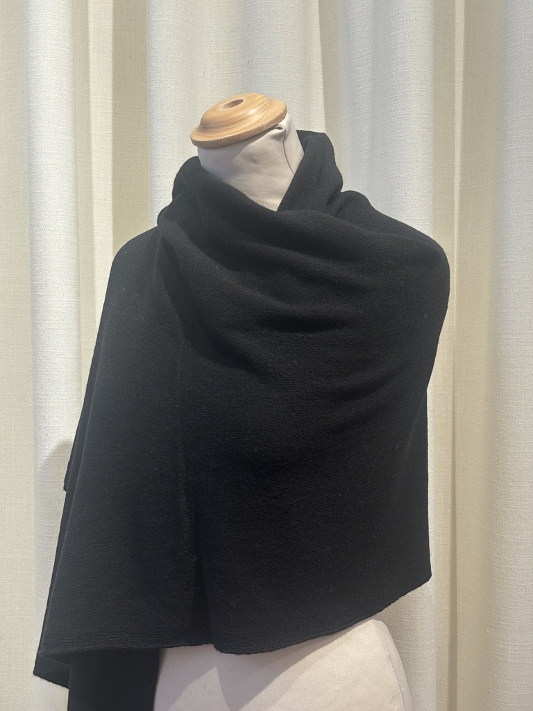 Etole cachemire noire C03155