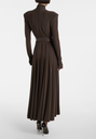 NORMA KAMALI - Robe brune avec épaulettes - C01115 (copie)