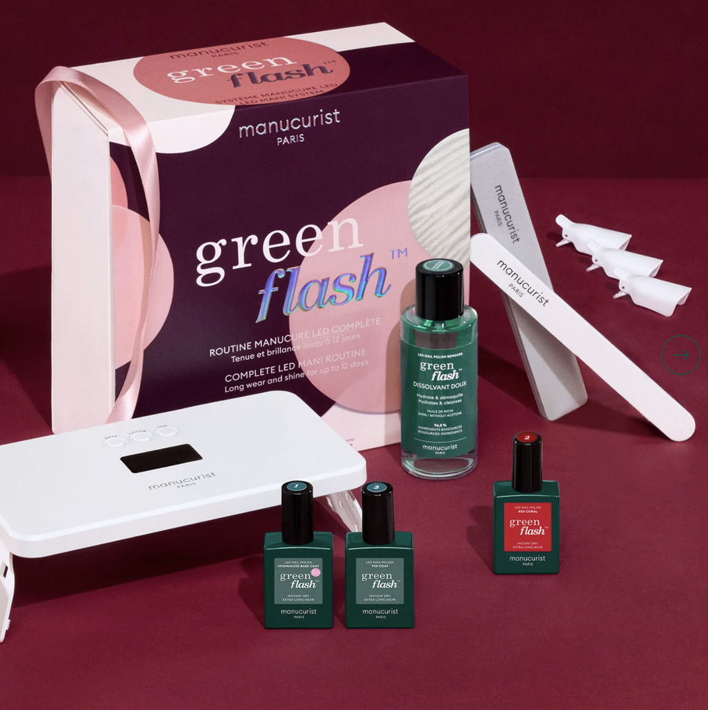 Starter Kit Semi-Permanent Green Flash - Deux Couleurs - Manucurist