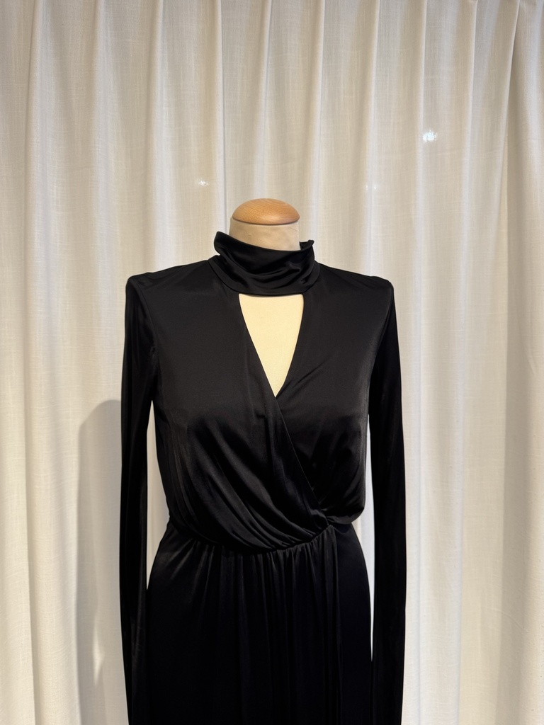  Pinko - Robe en satin dos nu - P0009  