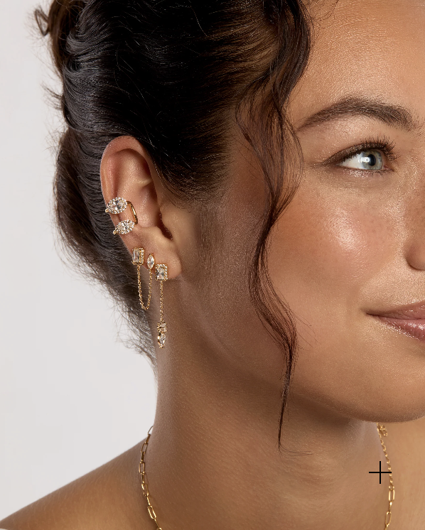 EARCUFF -  PURPLE YAMATO - MYA BAY    