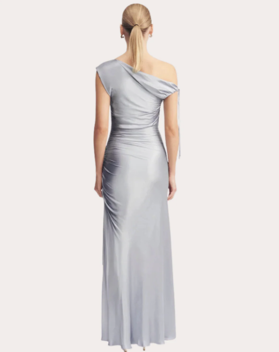 GEORGETTE - One-Shoulder Gathered Maxi Dress - Shona Joy - T34 - G027