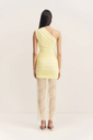 GEORGETTE - Lace Gathered One-Shoulder Dress - Shona Joy - T34 - G029