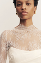 GEORGETTE - Lambent Lace Long Sleeve Bridal Bodysuit - G044
