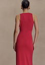 MESHKI - Robe Stella Maxi Rouge - T36 - P0041