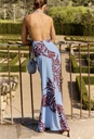 Lady Pipa - Robe Sienna Bleu/Maron- T36 - P0047