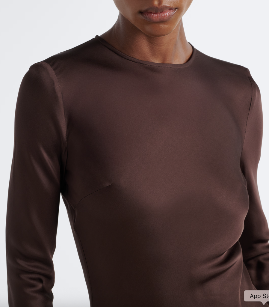 ROTATE - Robe Longue en Satin - T38 - P0078