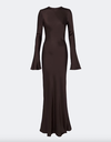 ROTATE - Robe Longue en Satin - T38 - P0078