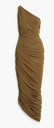 NORMA KAMALI - Robe Diana mocha - T36 -P0089