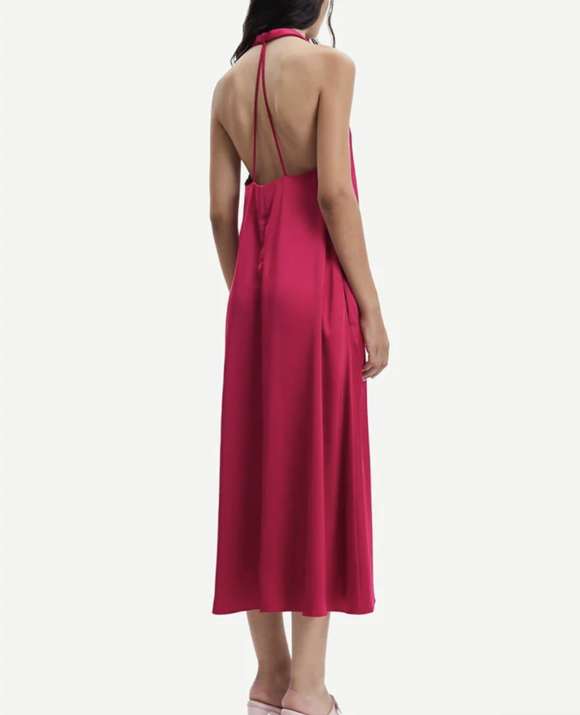 SAMSOE - Robe longue cerise  - C03037