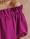 SEZANE - Robe courte TAMARA fuchsia - C03058
