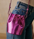 SEZANE - Sac Brillant Rose  - A905