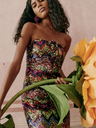 SEZANE - ROMAINE - Robe mi-longue bustier sequins - C03064