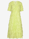 YAS - Robe mi-longue jaune vert - C03078