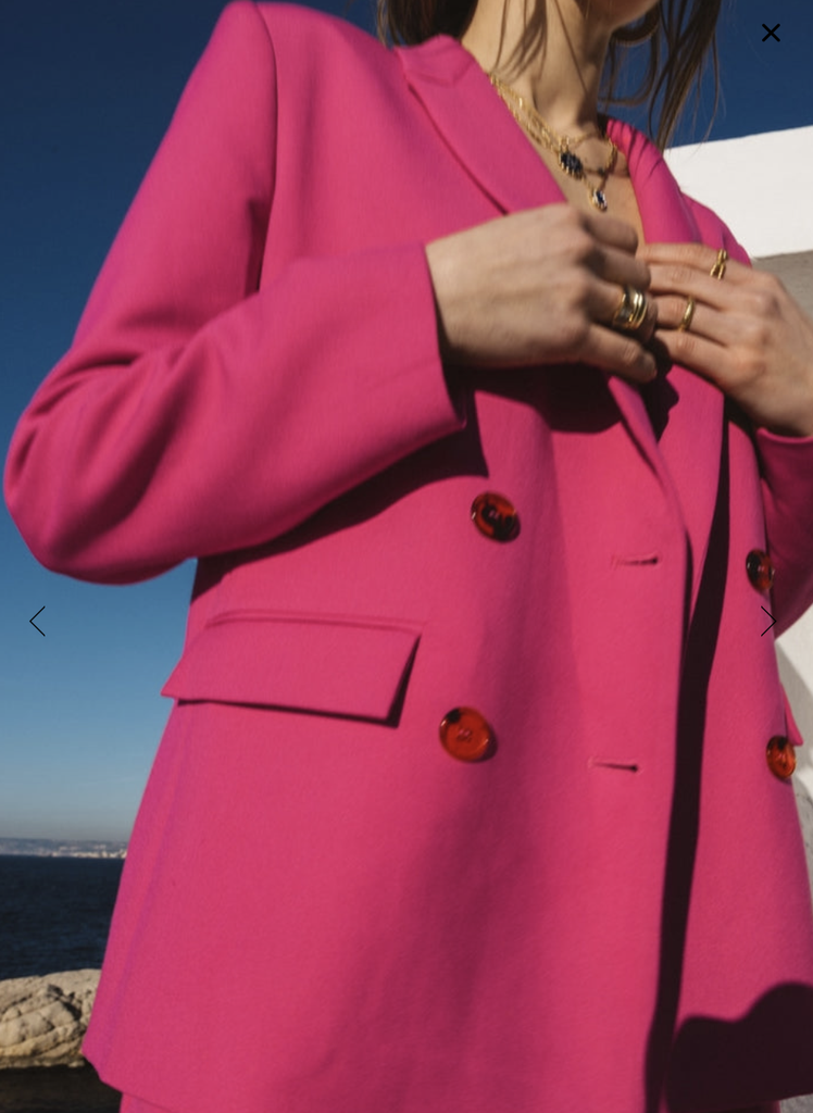 BALZAC - Ensemble veste et pantalon NAËL rose fushia - C02619