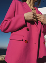 BALZAC - Ensemble veste et pantalon NAËL rose fushia - C02619