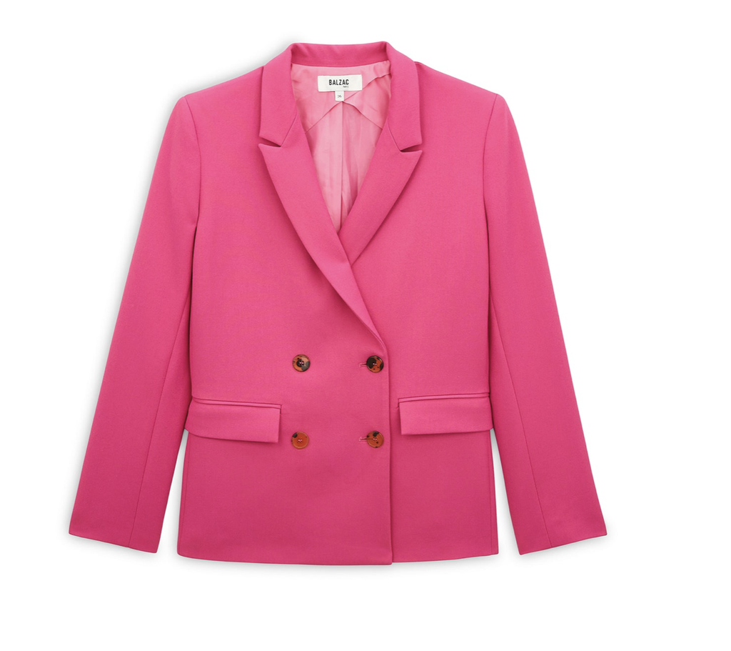 BALZAC - Ensemble veste et pantalon NAËL rose fushia - C02619