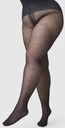 Collants Doris Pois 40 Den - Noir - Swedish Stockings