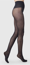 Collants Doris Pois 40 Den - Noir - Swedish Stockings