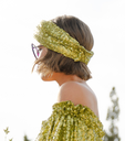 LES JUMELLES - Headband Vert à Sequin - A923