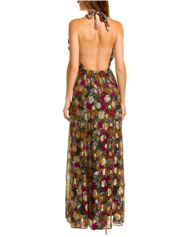 BASH - Robe longue imprimée LEO - C02676