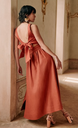 SEZANE - Ensemble Haut et Jupe terracotta  - C03081