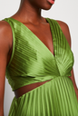 ABERCROMBIE & FITCH - Robe longue verte  - C03035