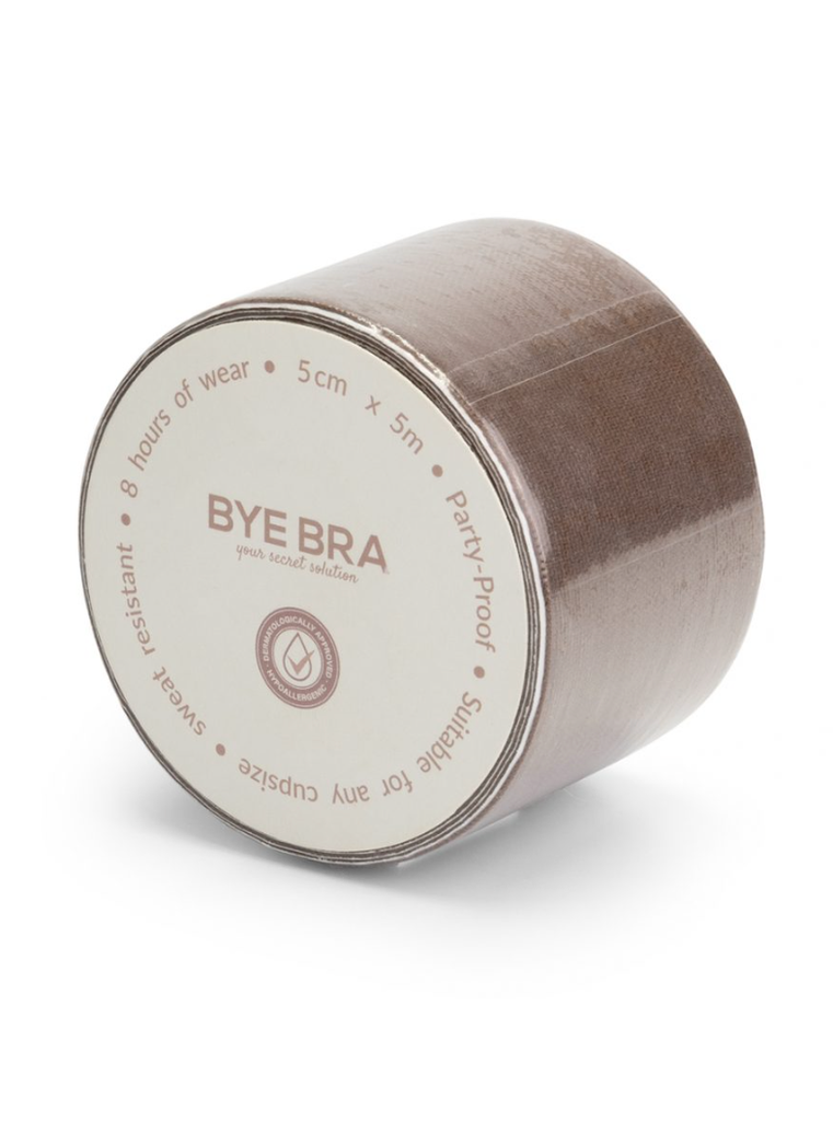 BYE BRA - Bandes Adhésives - Brown - Body Tape 5cmx5M - one-size