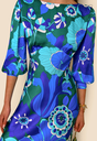 Marni - Floral Bleue - Robe Longue Bleue Fleuri - RIXO - C03132