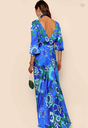 Marni - Floral Bleue - Robe Longue Bleue Fleuri - RIXO - C03132