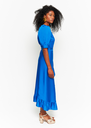MAISON GUILLEMETTE - Robe longue - PILAR - Bleu Cobalt - C03142