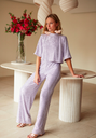 MAISON GUILLEMETTE - Ensemble Haut et Pantalon - SWING Lavande - C03153