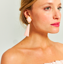 MAISON GUILLEMETTE - Bijoux - Boucles d'oreilles WALLIS Rose Pale A Clips - A936