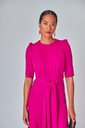 COOSY - Robe longue CHARLOTTEFUCSIA  - C03156