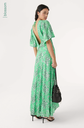 BA&SH - Shelby - Robe Longue Verte Détails Brillants - C03185