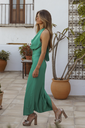 CARDIÉ - Marlene Esmeralda - Robe Verte Longue T40 - C03198