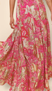 RIXO - Robe Longue Rose et Dorée DINA - C03205