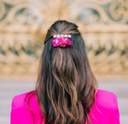 LOC - Barrette Jaipur - PETITE - Pierres SWAROVSKI - Crystal Fuchsia - LES COURONNES DE VICTOIRE - A948