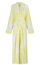 EIKO AI - Robe Kimono Longue Jaune et Blanche - NUSS - C03213