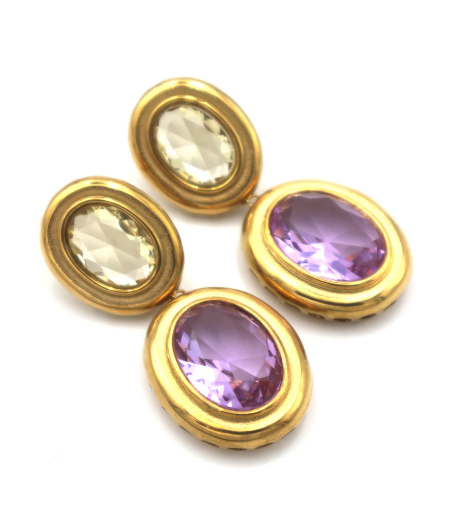 LOC - HARPIE - Bijoux - Boucle D'oreilles LOLITA YELLOW - A1010
