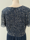 MAYA - Robe longue bleue  - C00984