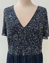 MAYA - Robe longue bleue  - C00984