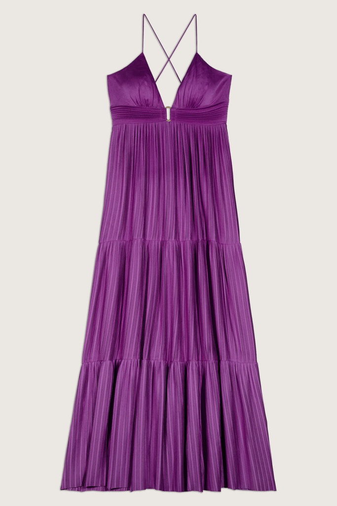 BASH - WASTA - Robe mauve - C03219