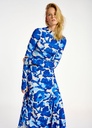 Essentiel - Robe fleurs bleues et blanches - C03232