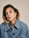 LOC - SEZANE - Bijoux - Boucles d'oreilles Charlie roses poudrées - A1013