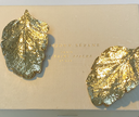 LOC - SEZANE - Bijoux - Boucles d'oreilles feuilles dorées - A1021
