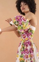 BORGO DE NOR - Robe longue fleurie  - C03259