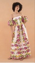 BORGO DE NOR - Robe longue fleurie  - C03259