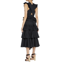 ULLA JONHSON - Robe longue noire - C03262