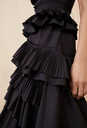 ULLA JONHSON - Robe longue noire - C03262